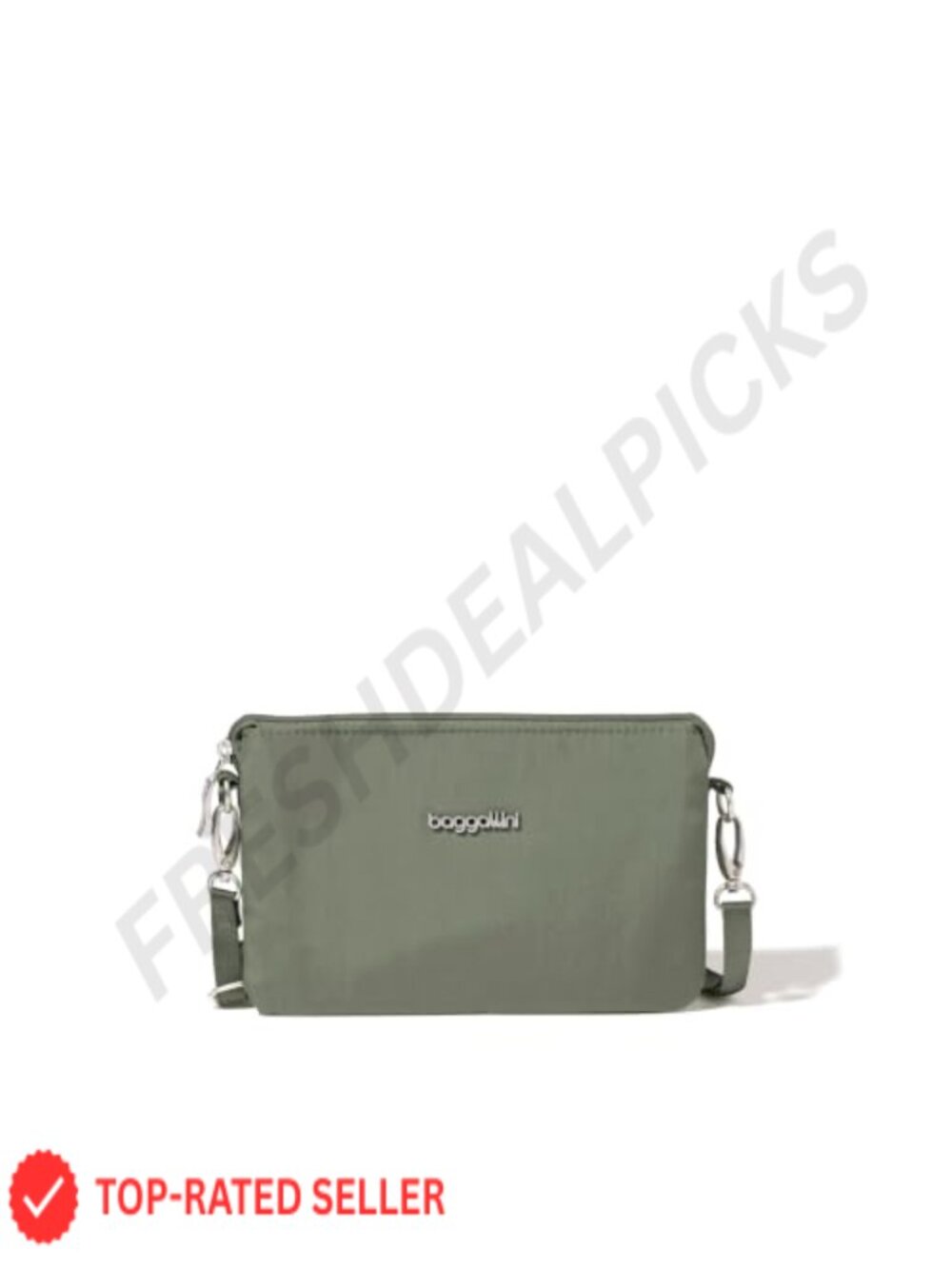 Lightweight Nylon Crossbody Wristlet Mini Bag with RFID Blocking